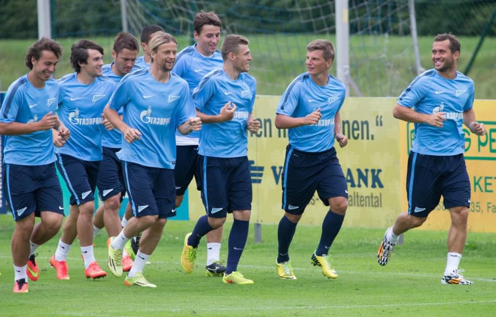 Сборы в Австрии: 21 июля, вечерняя тренировка