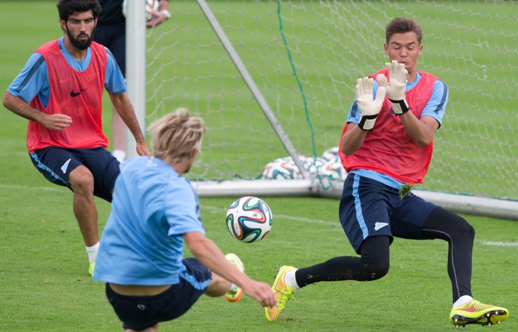 Сборы в Австрии: 21 июля, вечерняя тренировка