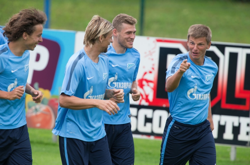 Сборы в Австрии: 21 июля, вечерняя тренировка