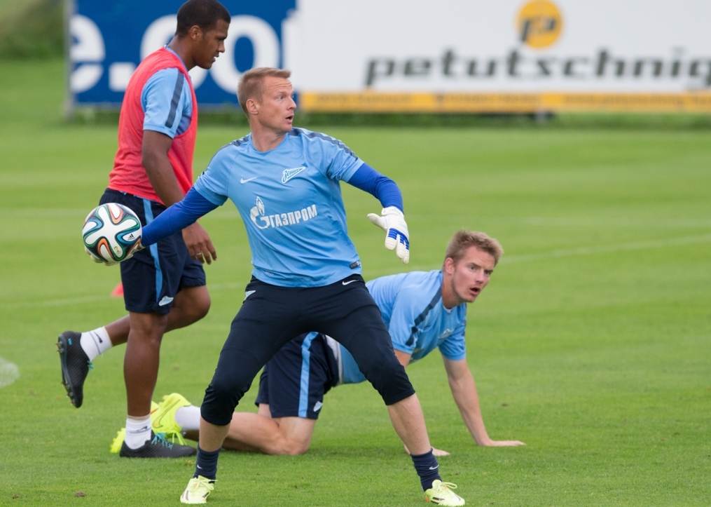 Сборы в Австрии: 21 июля, вечерняя тренировка