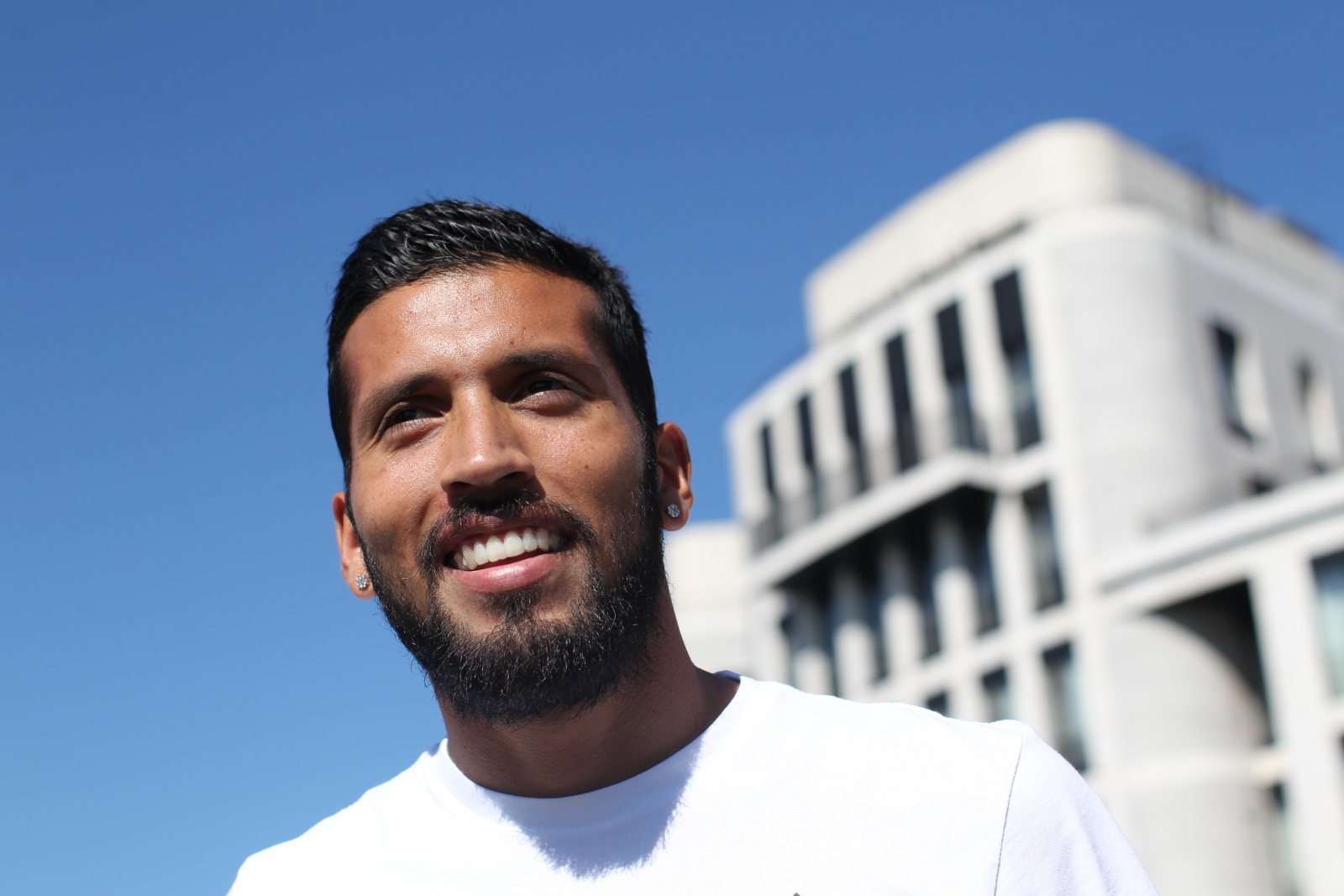 Эсекиэль Гарай, первый день в Петербурге