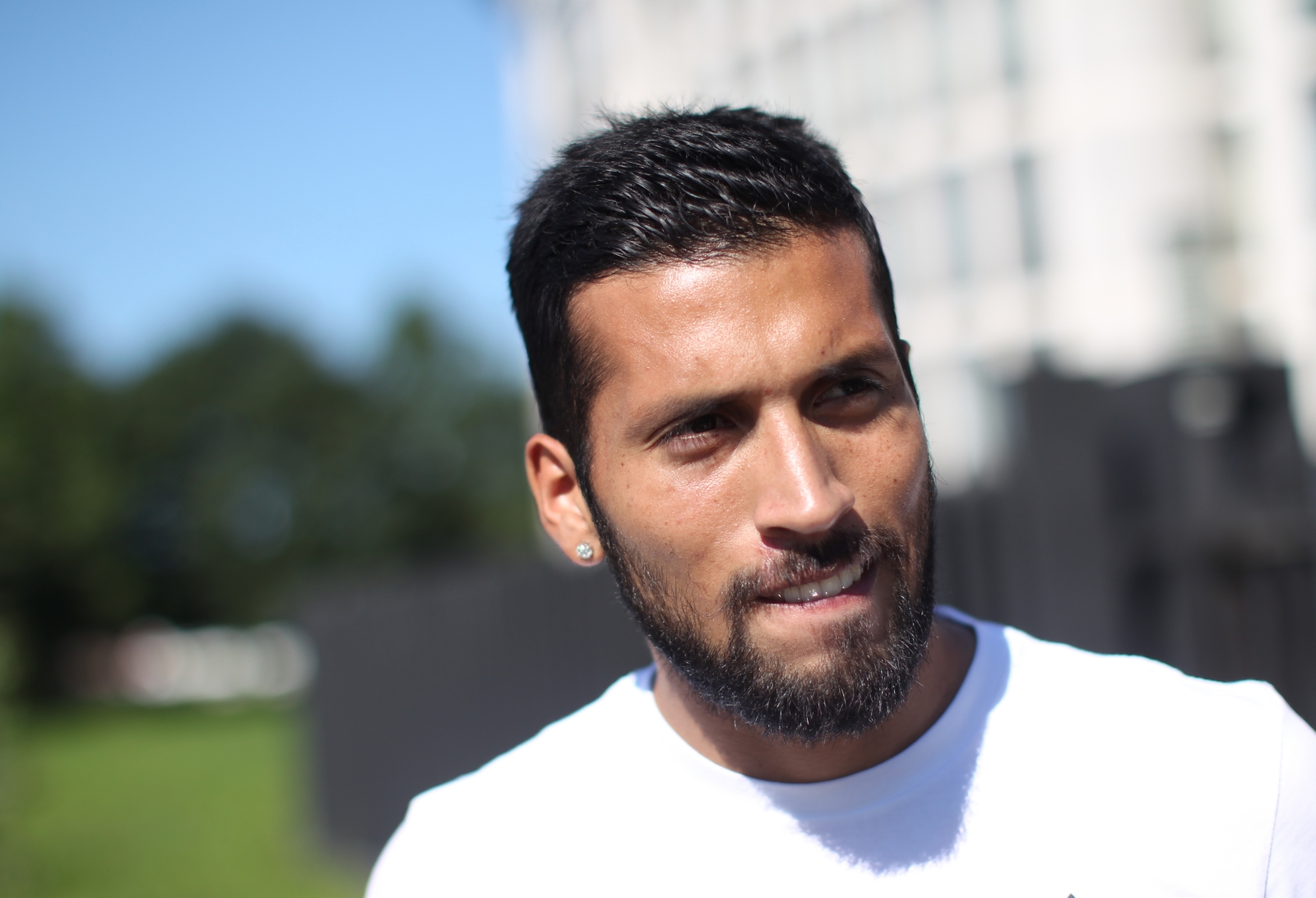 Эсекиэль Гарай, первый день в Петербурге