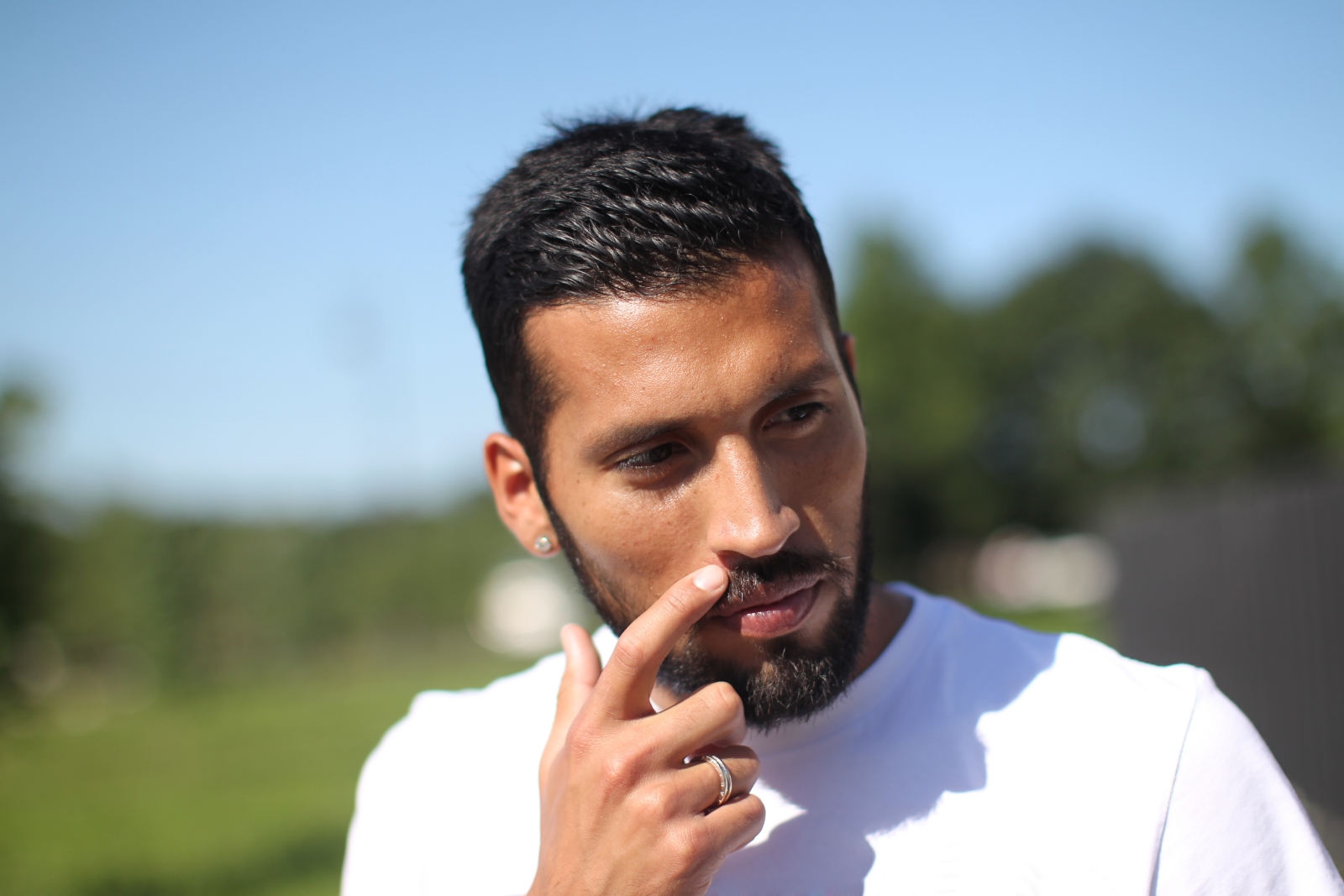 Эсекиэль Гарай, первый день в Петербурге