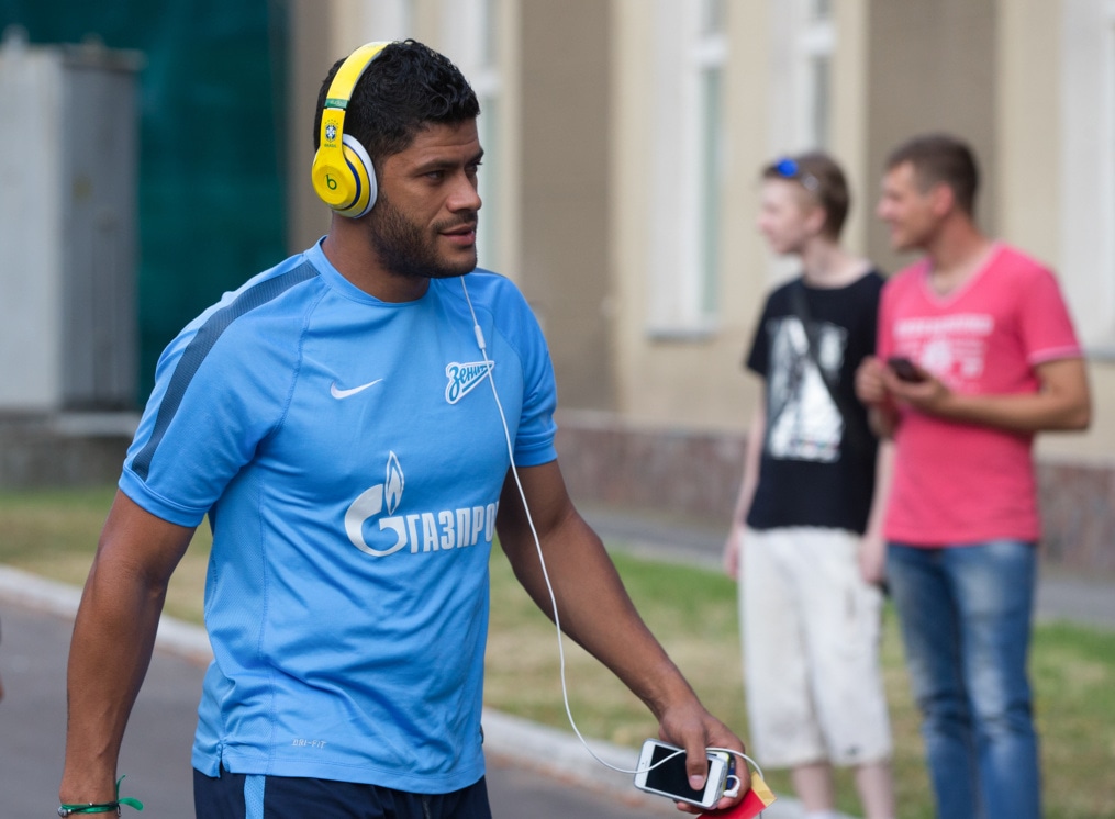 Тренировка «Зенита» перед матчем с «Арсеналом»