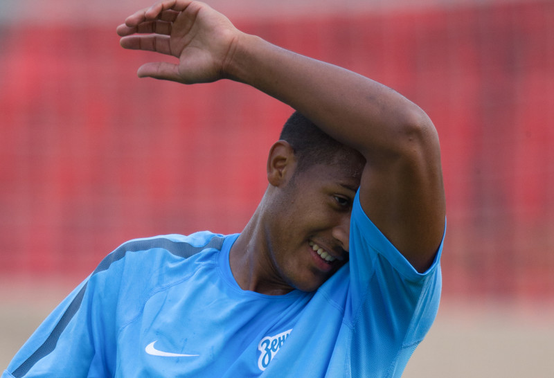 Тренировка «Зенита» перед матчем с «Арсеналом»