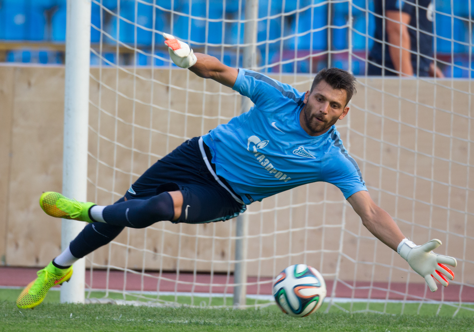 Тренировка «Зенита» перед матчем с «Арсеналом»