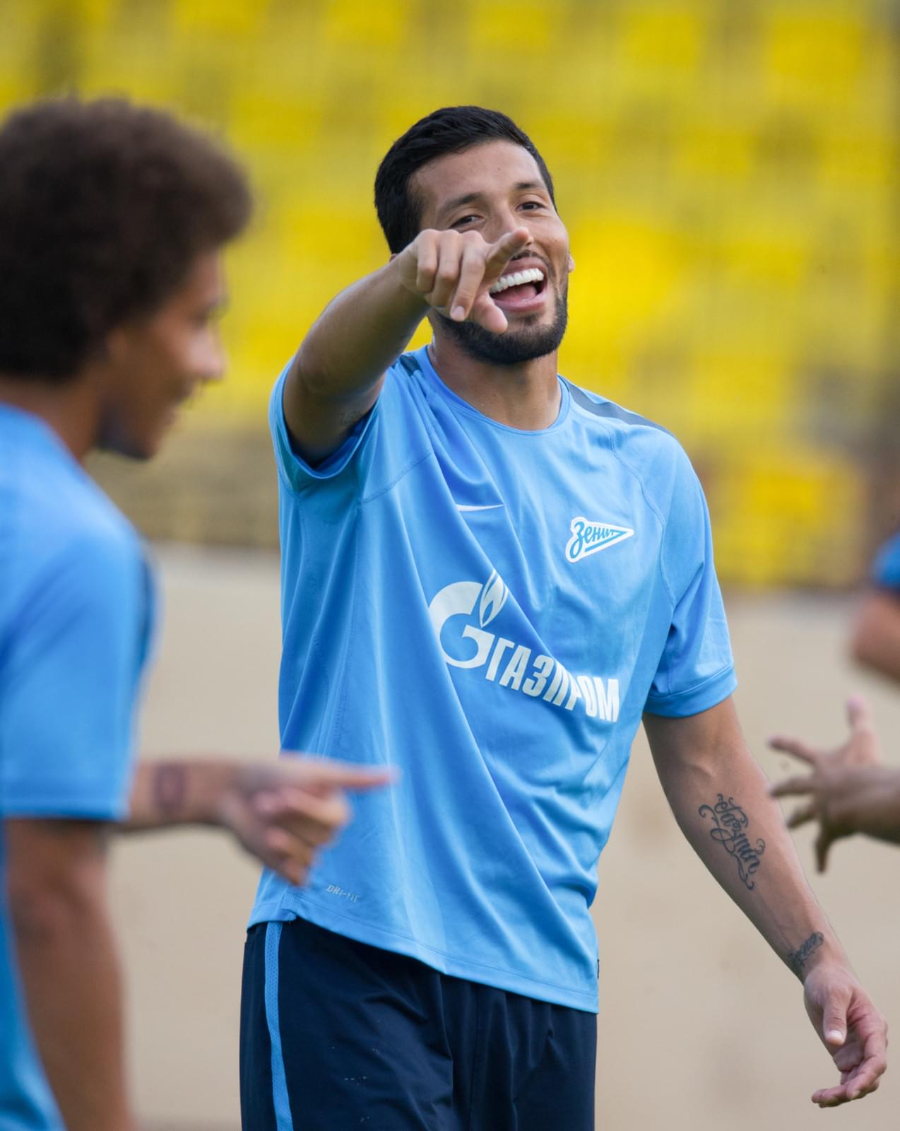 Тренировка «Зенита» перед матчем с «Арсеналом»