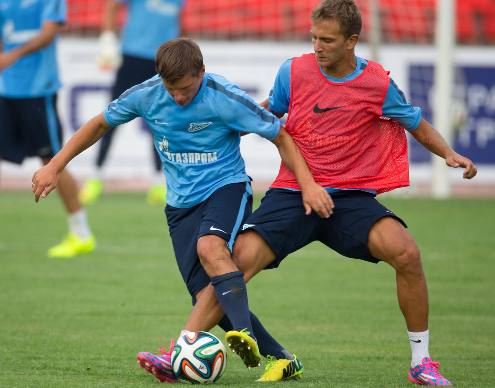 Тренировка «Зенита» перед матчем с «Арсеналом»