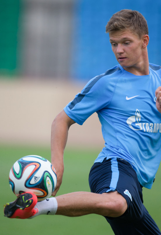 Тренировка «Зенита» перед матчем с «Арсеналом»