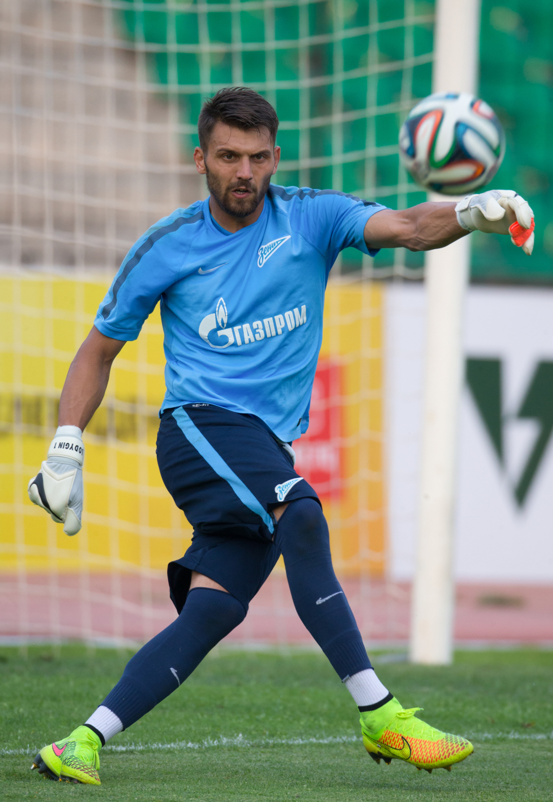 Тренировка «Зенита» перед матчем с «Арсеналом»