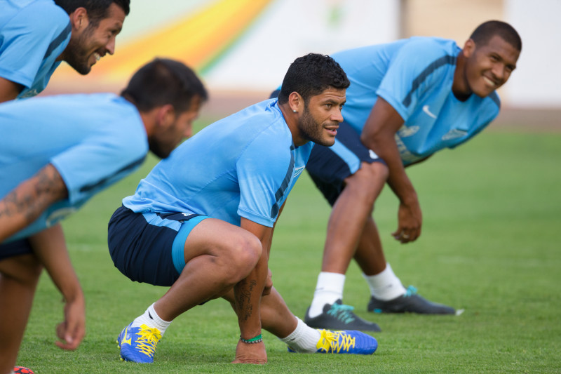 Тренировка «Зенита» перед матчем с «Арсеналом»