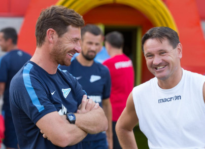 Тренировка «Зенита» перед матчем с «Арсеналом»