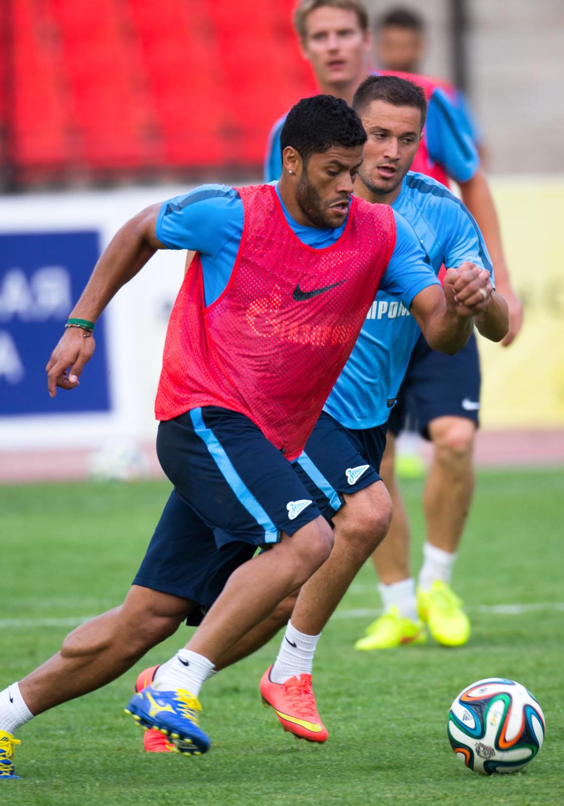 Тренировка «Зенита» перед матчем с «Арсеналом»