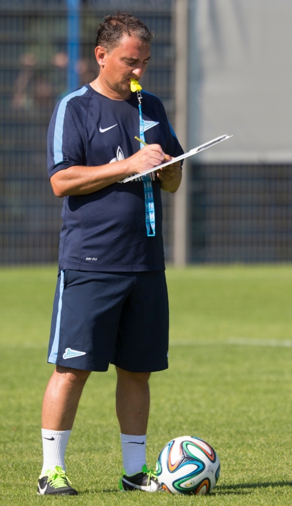 Тренировка «Зенита» перед матчем с АЕЛ