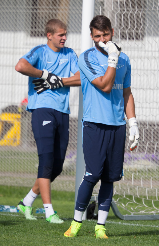 Тренировка «Зенита» перед матчем с АЕЛ