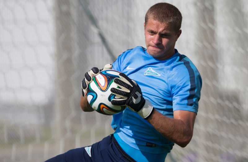 Тренировка «Зенита» перед матчем с АЕЛ