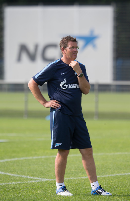 Тренировка «Зенита» перед матчем с АЕЛ