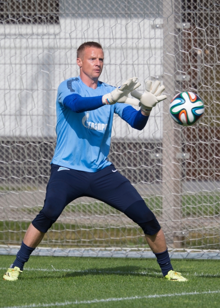 Тренировка «Зенита» перед матчем с АЕЛ