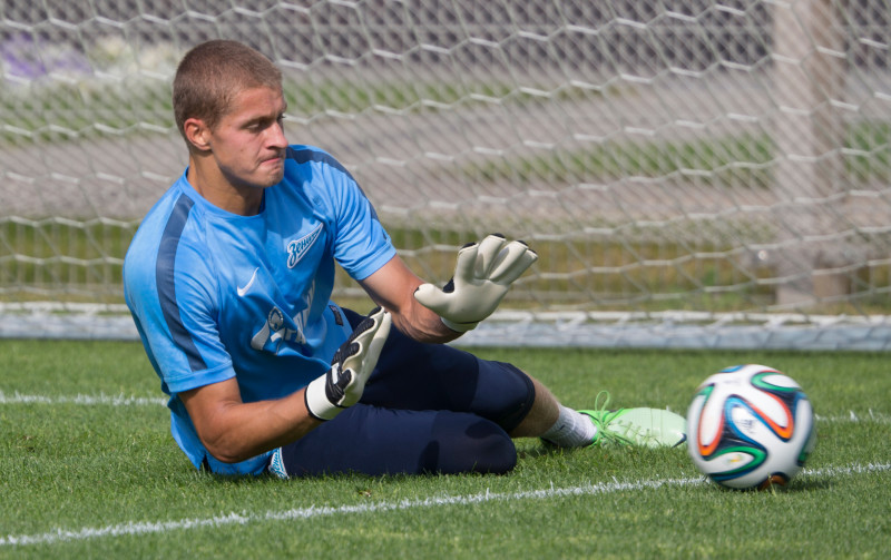 Тренировка «Зенита» перед матчем с АЕЛ