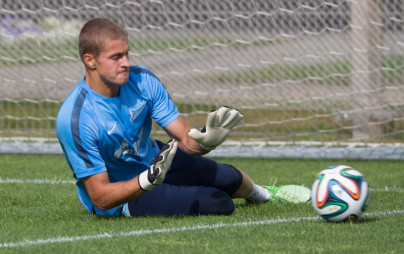 Тренировка «Зенита» перед матчем с АЕЛ