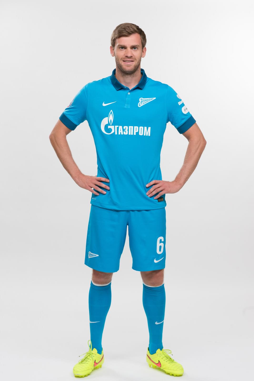 Фотосессия футболистов и тренеров основного состава ФК «Зенит» сезона 2014/2015