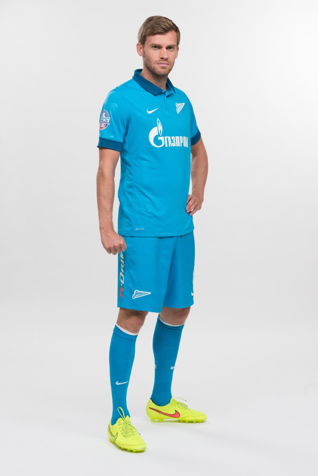 Фотосессия футболистов и тренеров основного состава ФК «Зенит» сезона 2014/2015