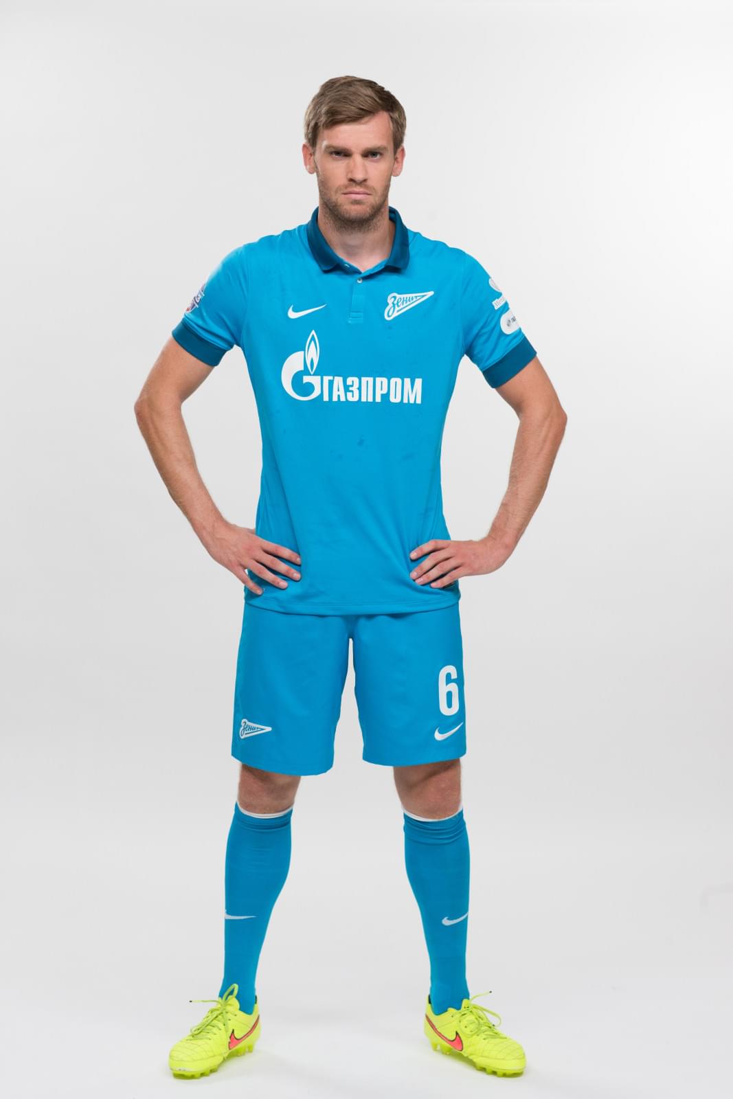 Фотосессия футболистов и тренеров основного состава ФК «Зенит» сезона 2014/2015