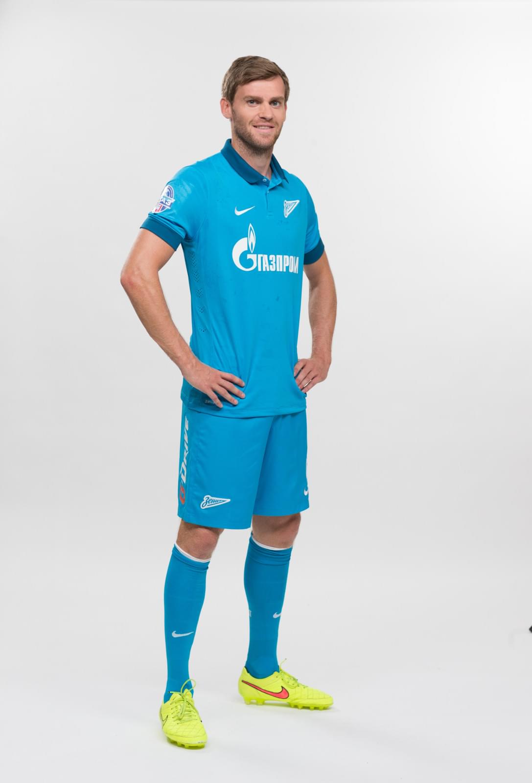 Фотосессия футболистов и тренеров основного состава ФК «Зенит» сезона 2014/2015