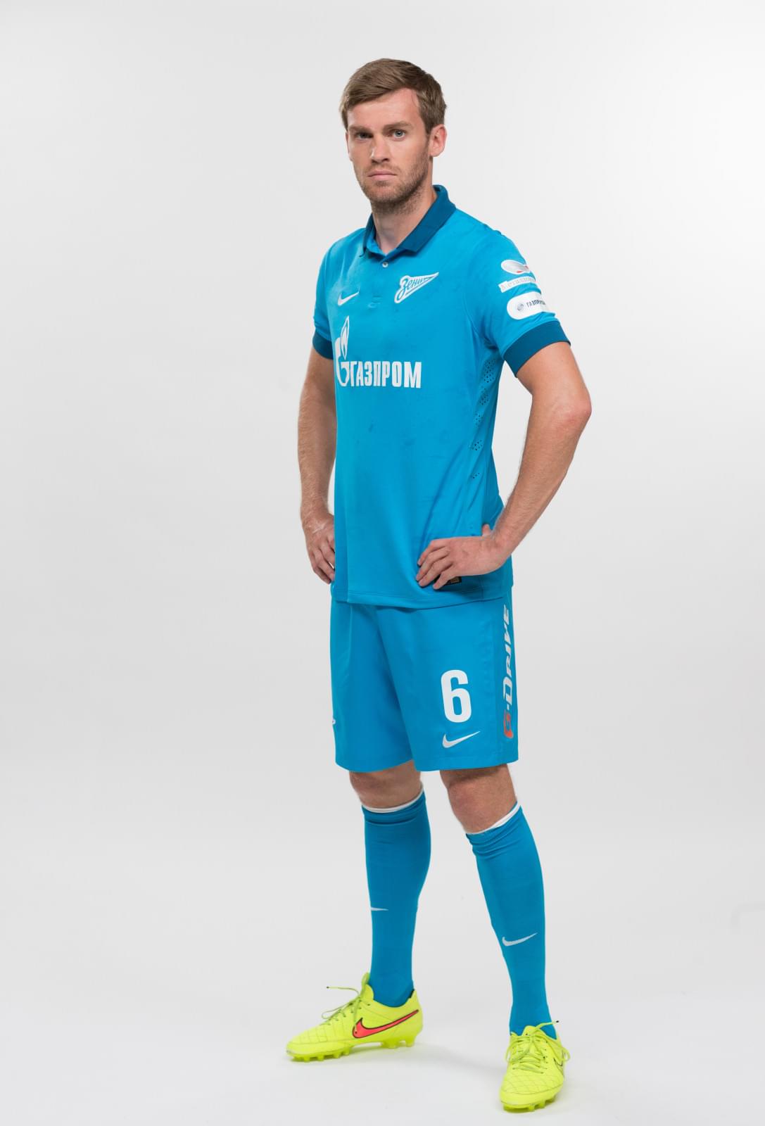 Фотосессия футболистов и тренеров основного состава ФК «Зенит» сезона 2014/2015