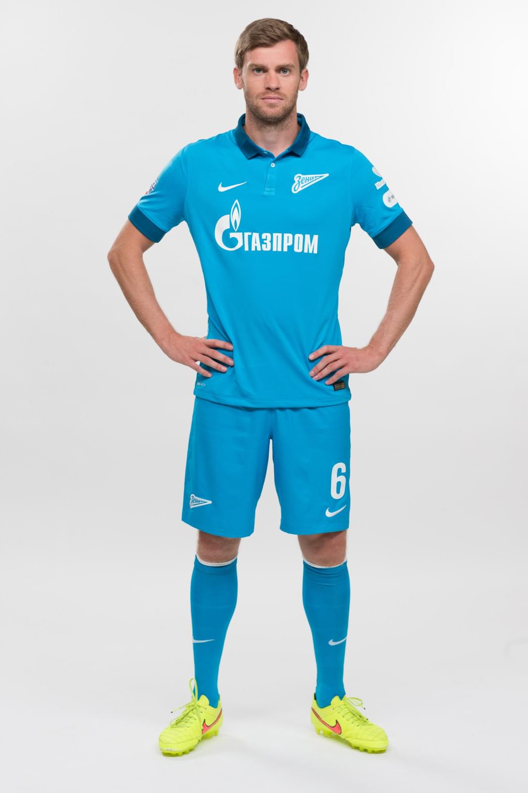 Фотосессия футболистов и тренеров основного состава ФК «Зенит» сезона 2014/2015