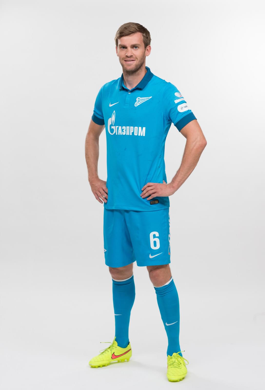 Фотосессия футболистов и тренеров основного состава ФК «Зенит» сезона 2014/2015