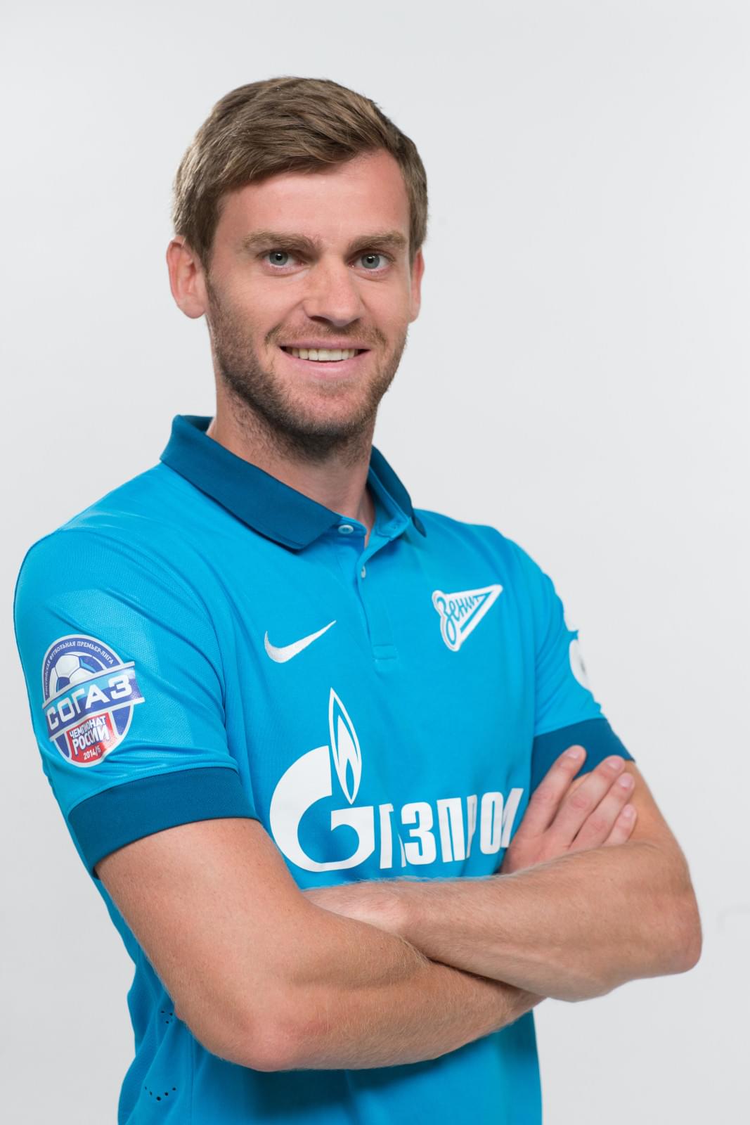 Фотосессия футболистов и тренеров основного состава ФК «Зенит» сезона 2014/2015