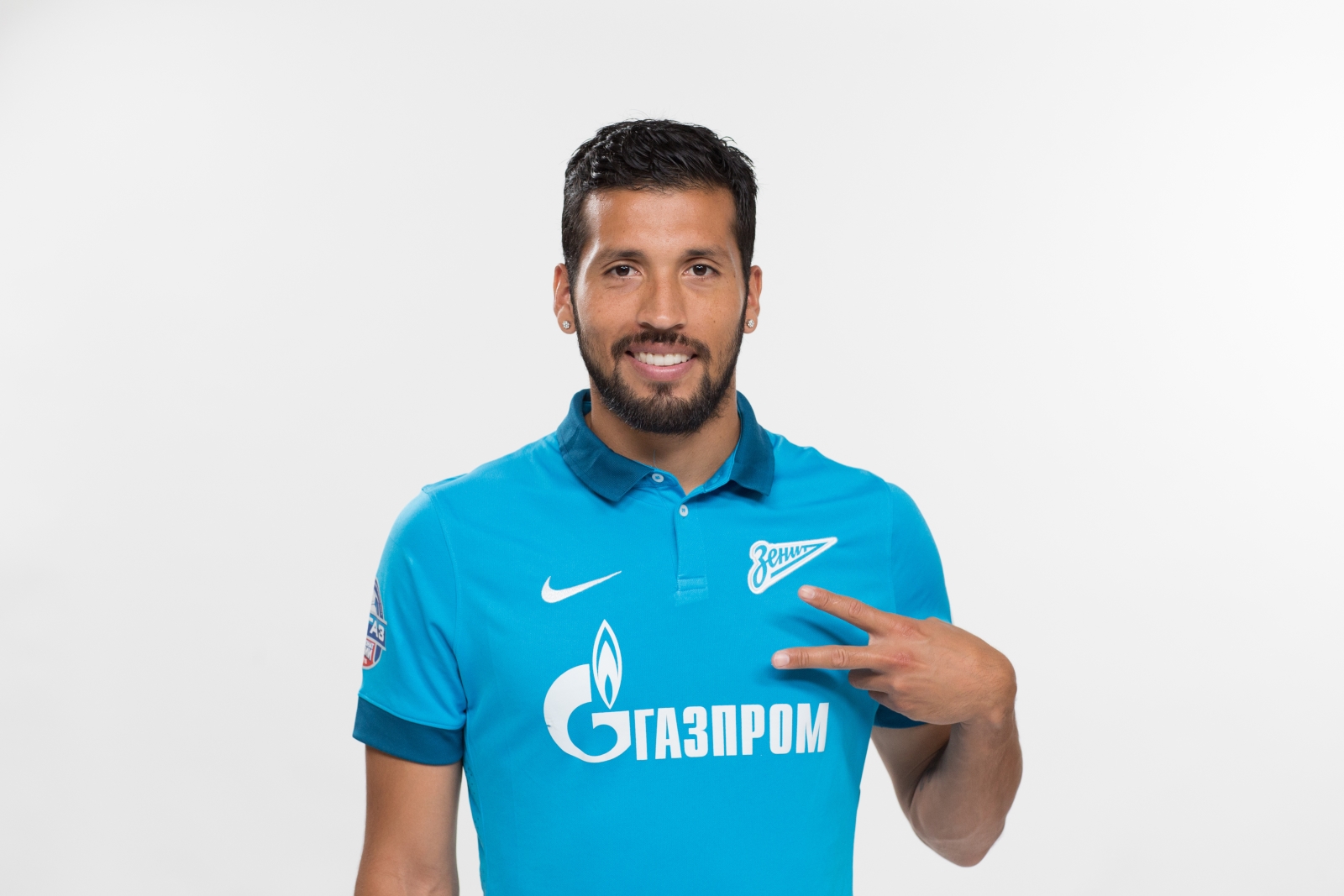 Фотосессия Эсекиэля Гарая, футболиста основного состава ФК «Зенит»