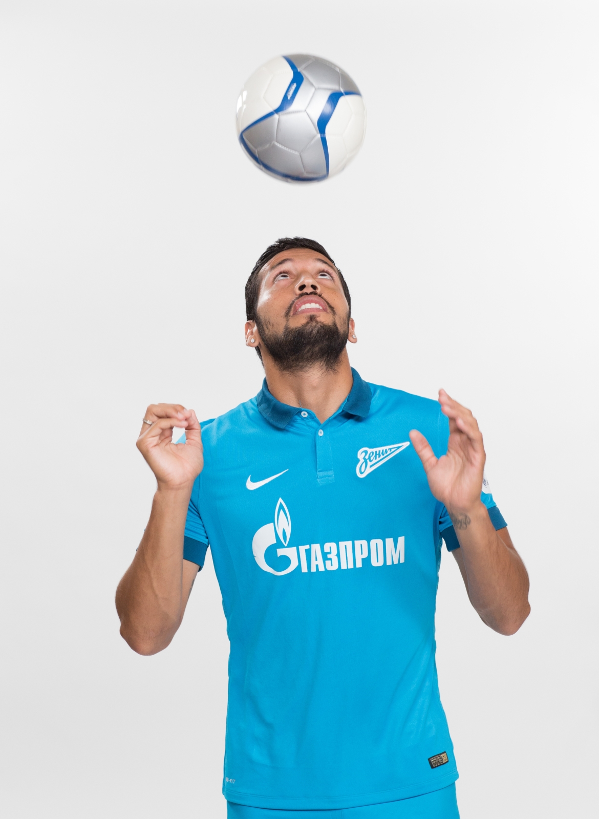 Фотосессия Эсекиэля Гарая, футболиста основного состава ФК «Зенит»