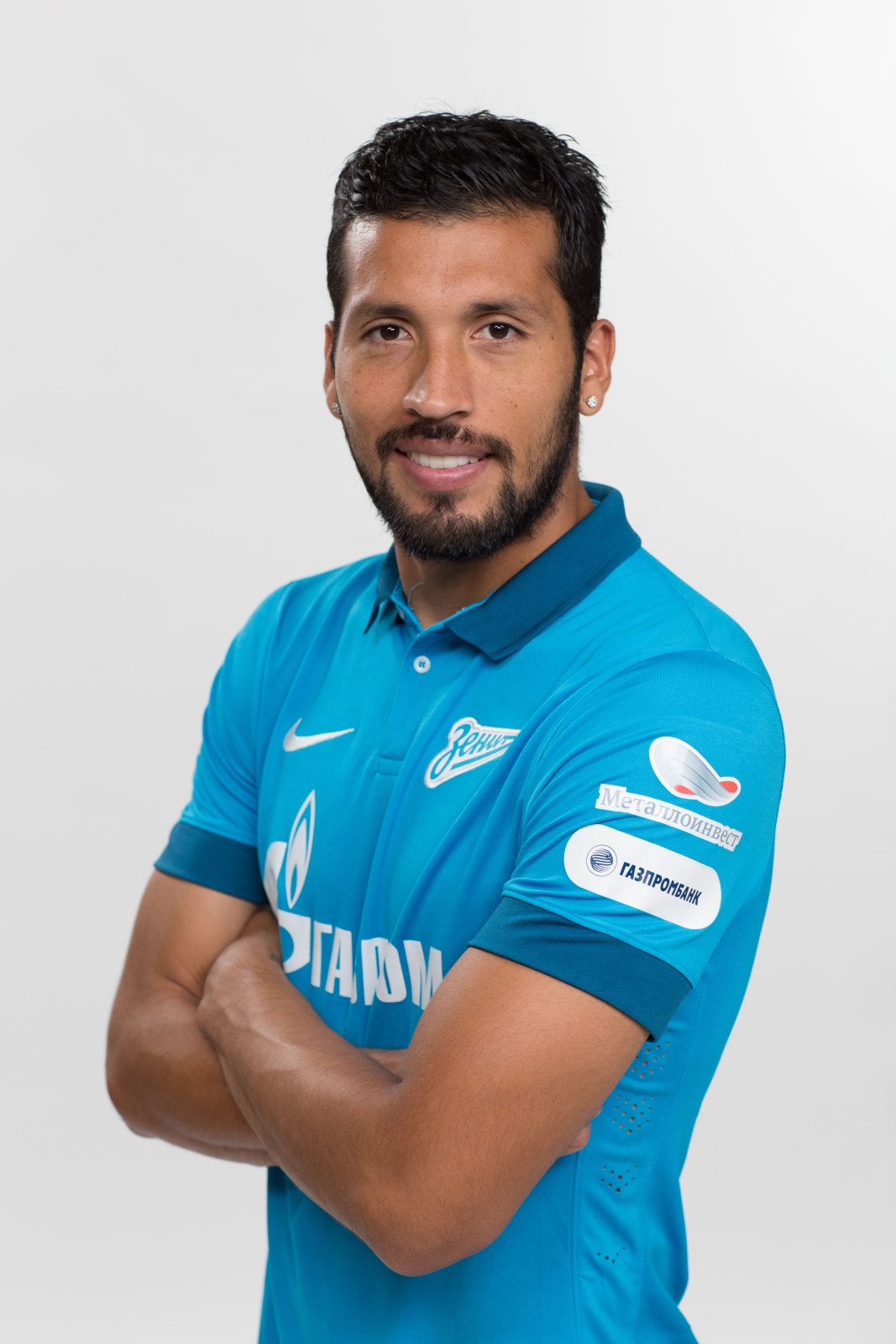 Фотосессия Эсекиэля Гарая, футболиста основного состава ФК «Зенит»