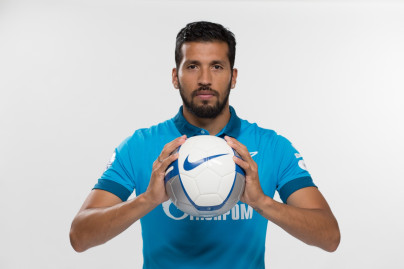 Фотосессия Эсекиэля Гарая, футболиста основного состава ФК «Зенит»