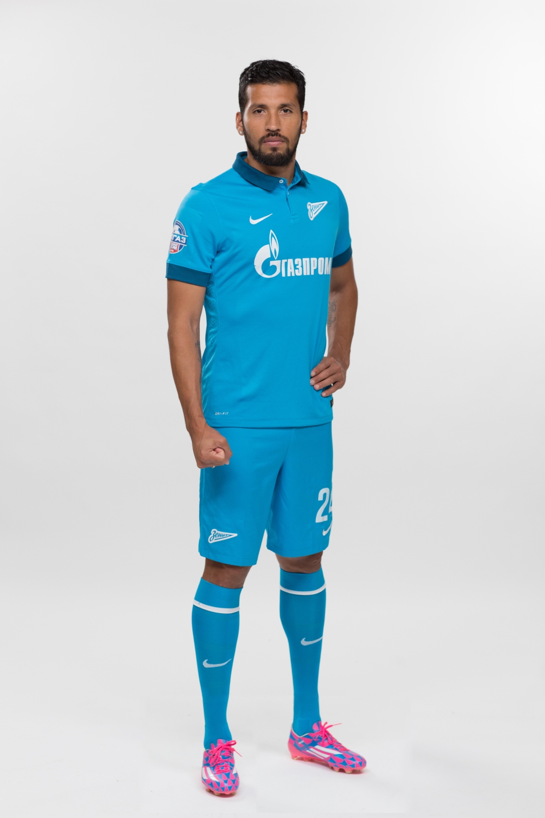 Фотосессия Эсекиэля Гарая, футболиста основного состава ФК «Зенит»