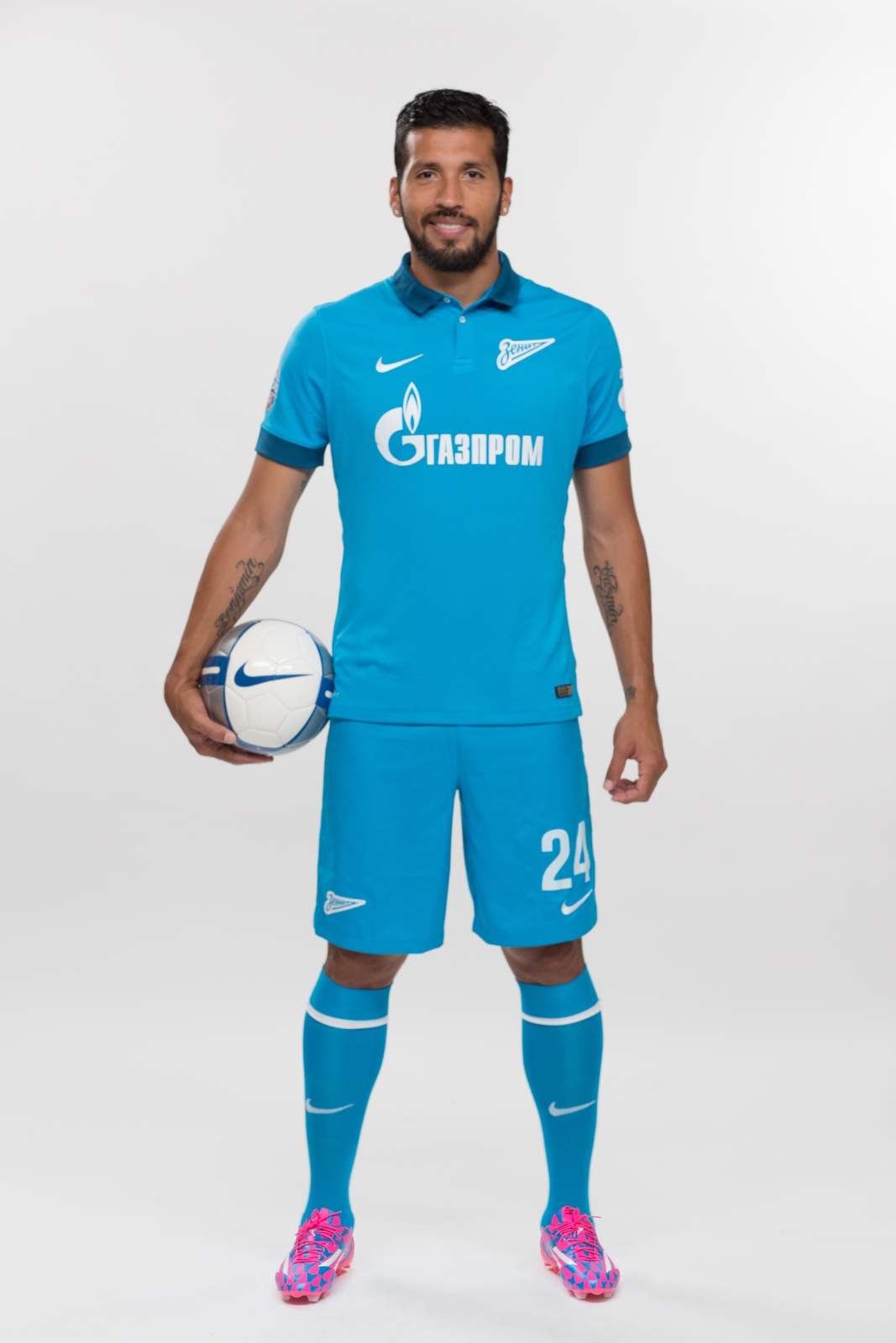 Фотосессия Эсекиэля Гарая, футболиста основного состава ФК «Зенит»