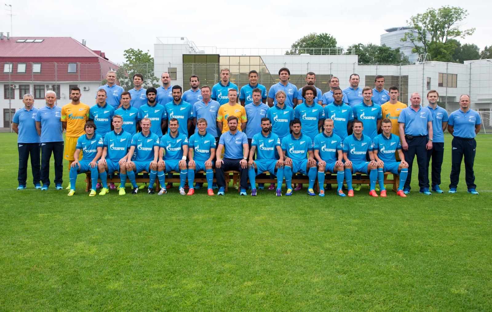 Фотосессия основного состава ФК «Зенит» сезона 2014/2015