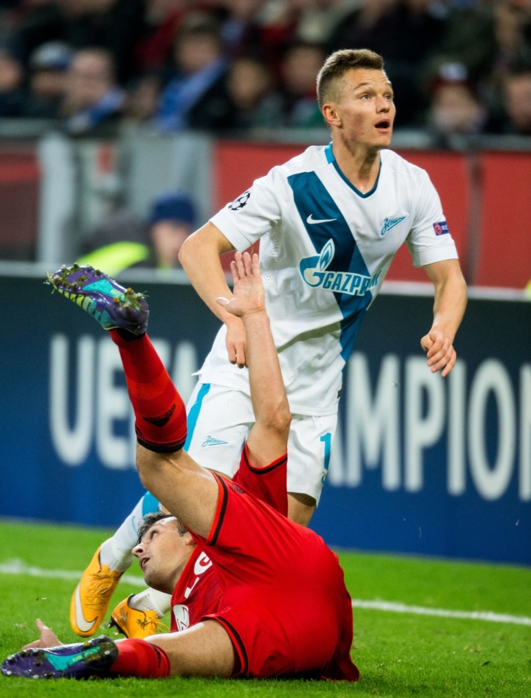 Лига чемпионов УЕФА, 2014/15, «Байер» — «Зенит»