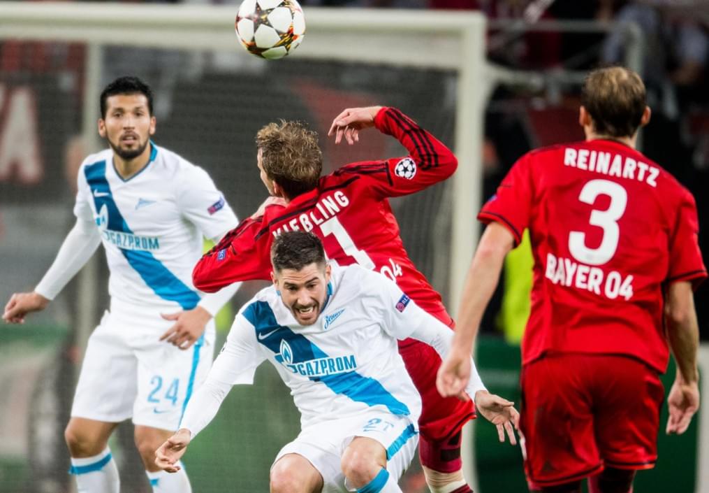 Лига чемпионов УЕФА, 2014/15, «Байер» — «Зенит»