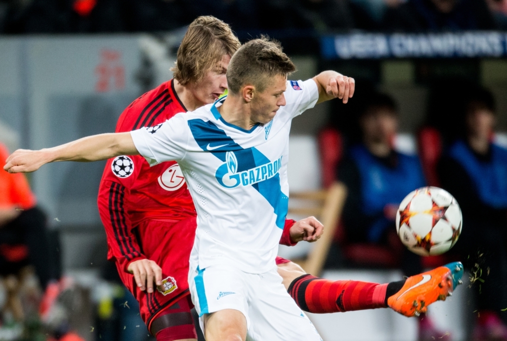 Лига чемпионов УЕФА, 2014/15, «Байер» — «Зенит»