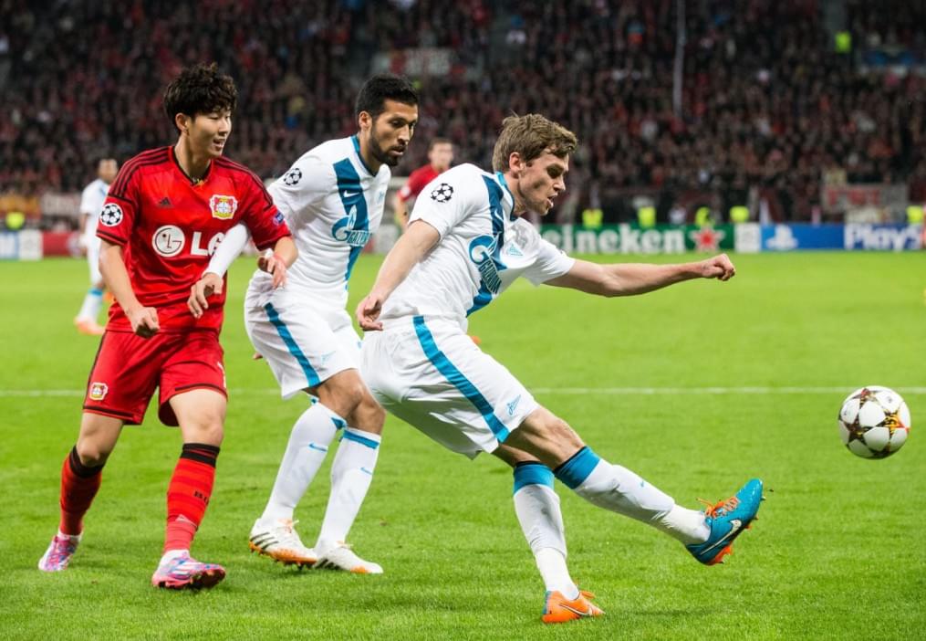 Лига чемпионов УЕФА, 2014/15, «Байер» — «Зенит»