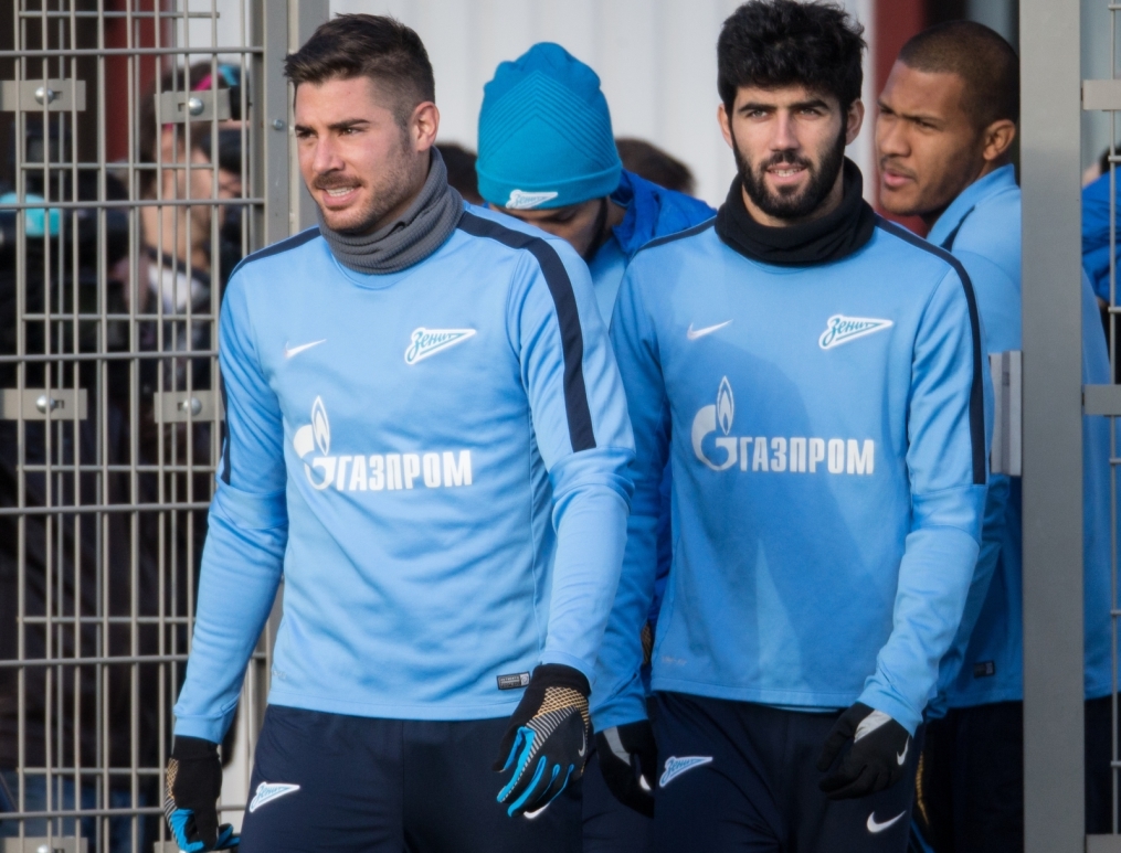 Открытая тренировка «Зенита» перед матчем ЦСКА — «Зенит»