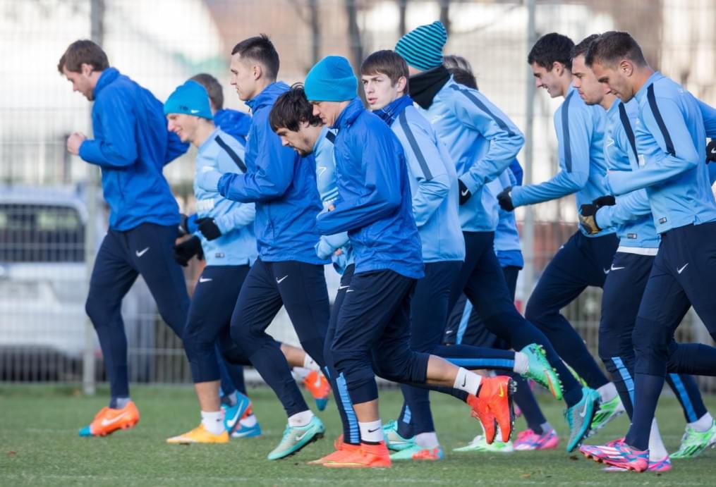 Открытая тренировка «Зенита» перед матчем ЦСКА — «Зенит»