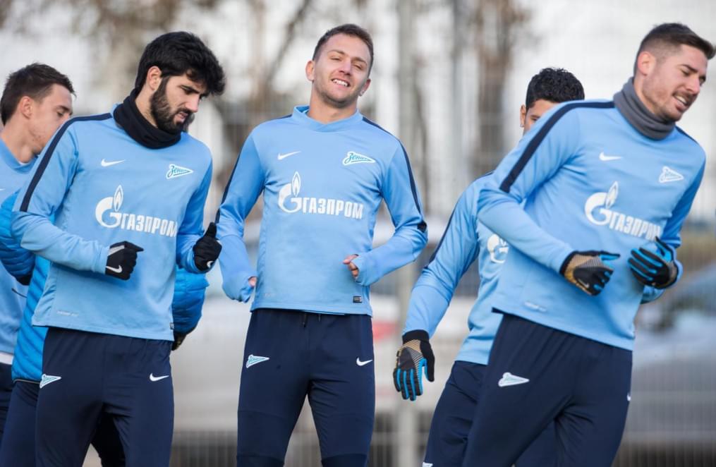 Открытая тренировка «Зенита» перед матчем ЦСКА — «Зенит»