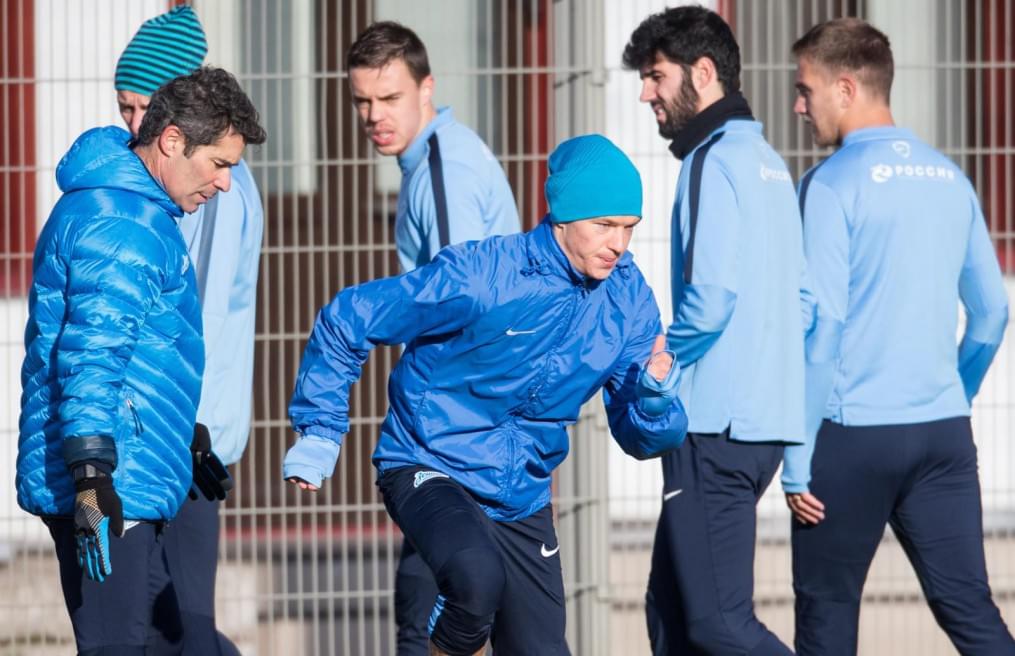 Открытая тренировка «Зенита» перед матчем ЦСКА — «Зенит»