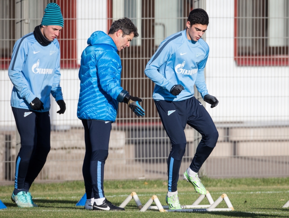 Открытая тренировка «Зенита» перед матчем ЦСКА — «Зенит»