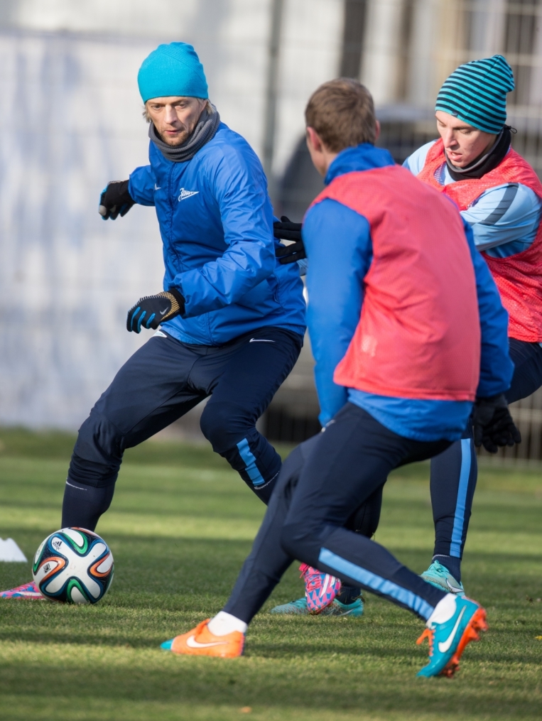 Открытая тренировка «Зенита» перед матчем ЦСКА — «Зенит»