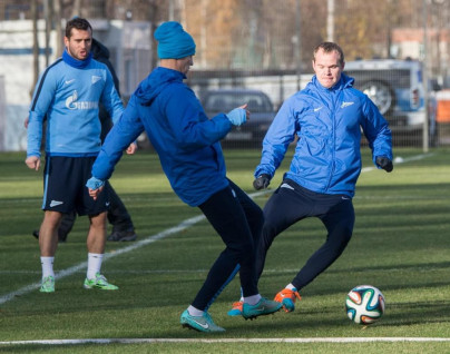 Открытая тренировка «Зенита» перед матчем ЦСКА — «Зенит»